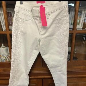 Lilly Pulitzer South Ocean Skinny Crop Jean